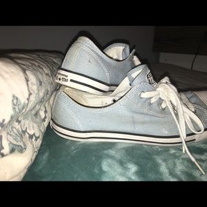 Light blue converse